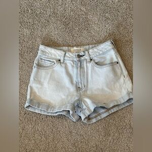 PacSun Light Blue Women's Denim Shorts